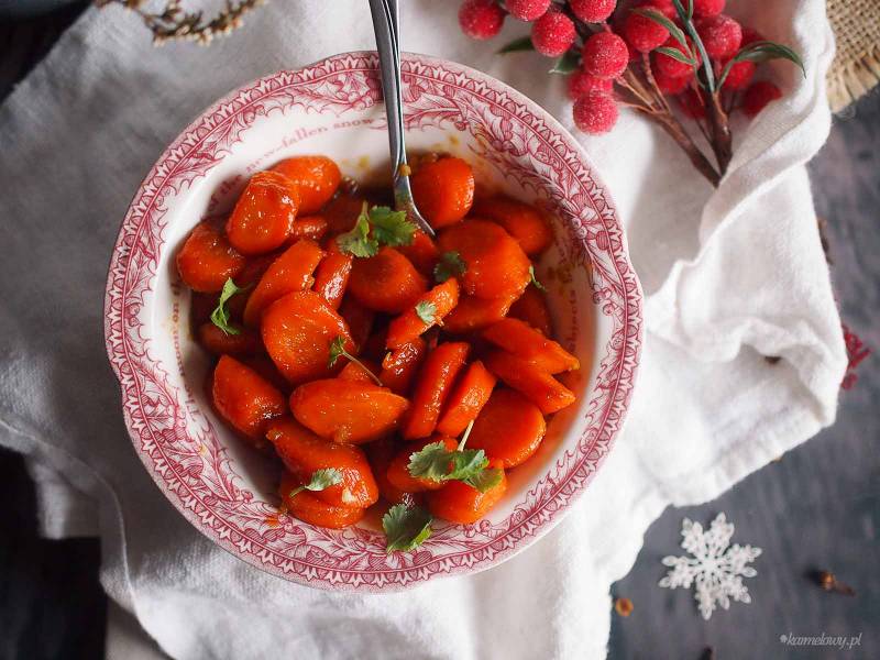 Marchewka glazurowana z imbirem / Sugar glazed carrot with ginger