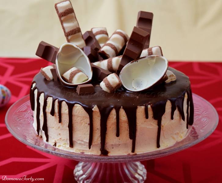 Czekoladowy tort z Kinder Bueno