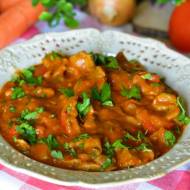 Żołądki drobiowe w gulaszu curry