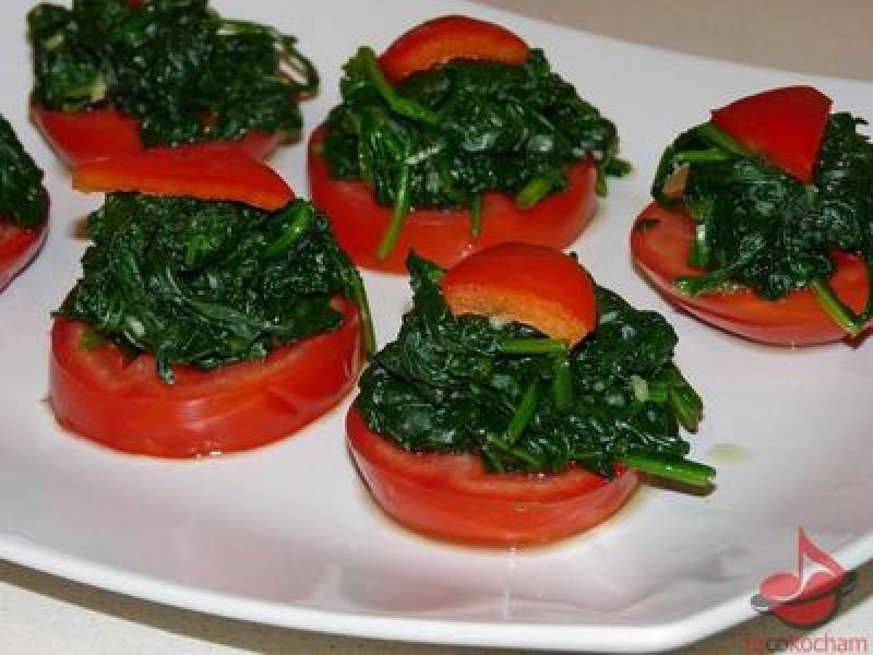 Pomidory ze szpinakiem – dieta dr Dąbrowskiej
