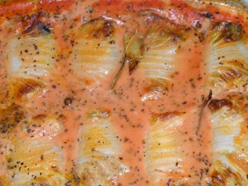 Najlepsze gołąbki w sosie pomidorowo-chrzanowym i kapustą na słodko-kwaśno