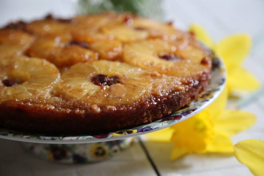 Ananasowe ciasto czyli angielskie upside down cake