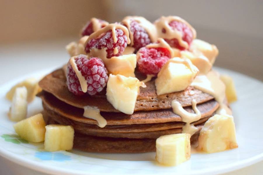 Proteinowe pancakes owsiane :)