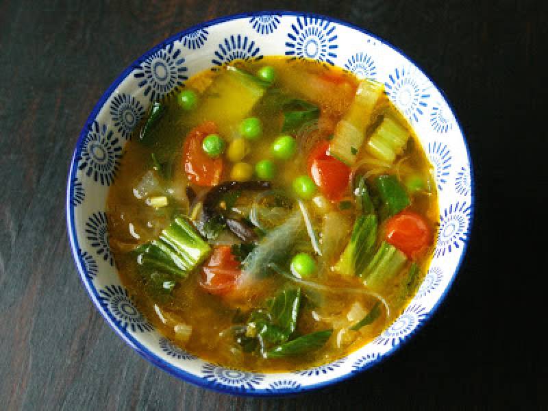 Zupa tybetańska.