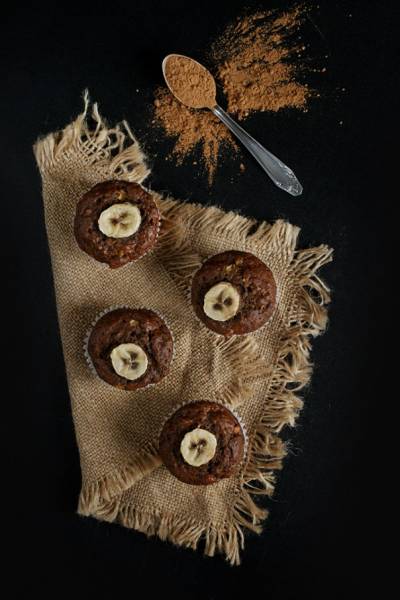 Najlepsze muffinki bananowe z karobem