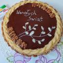 Mazurek orzechowo – jabłkowy