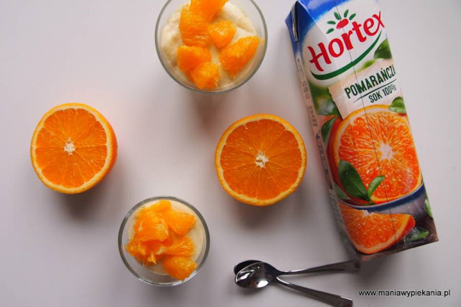 Pomarańczowy deser jaglany (bez cukru, glutenu)