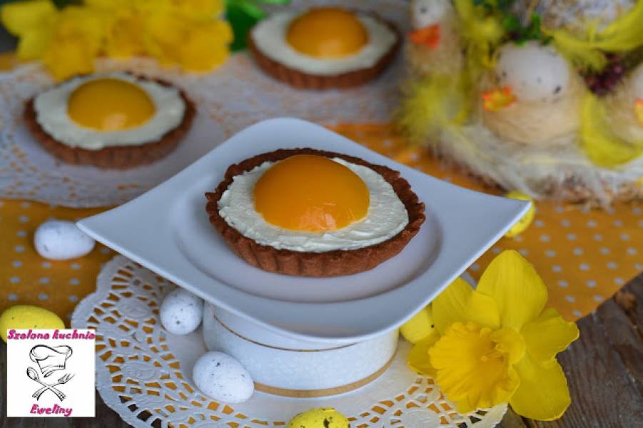 Tartaletki - jajka sadzone na słodko