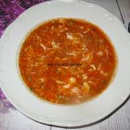 Chińska zupa pomidorowa z jajkiem
