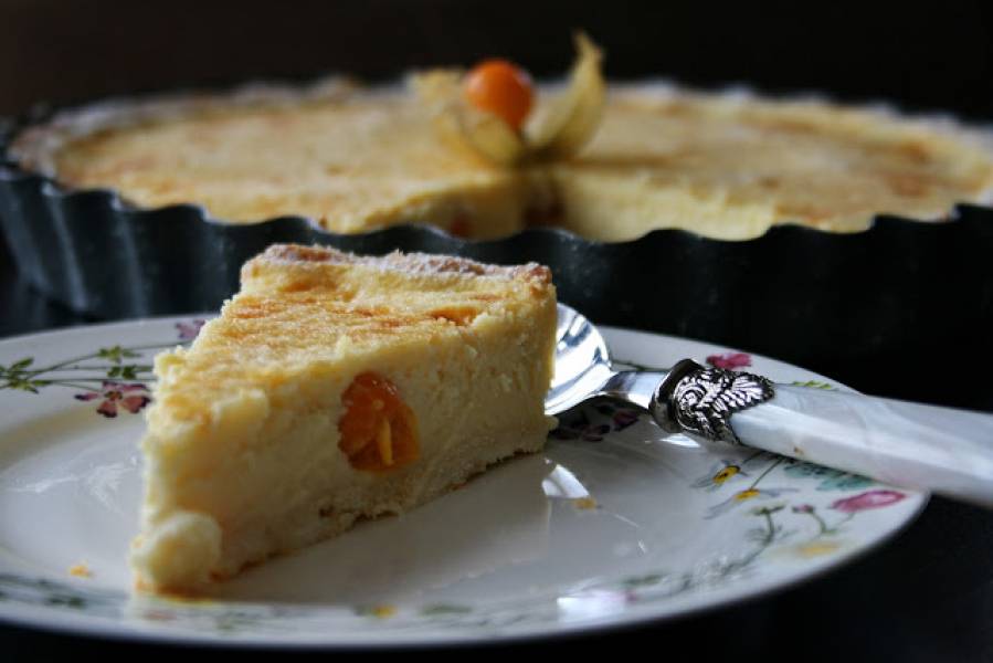 Kremowa rozkosz - tarta mascarpone z physalis