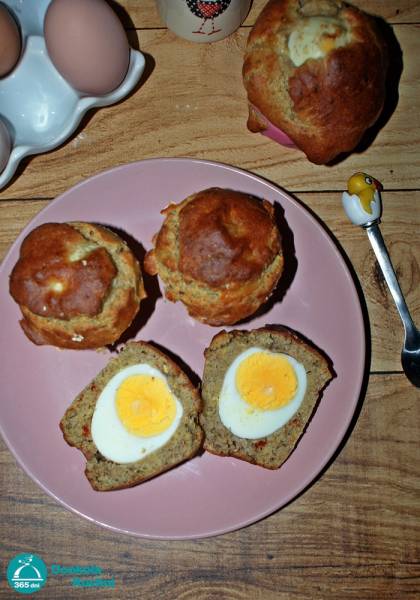 Bezglutenowe muffinki z jajkiem