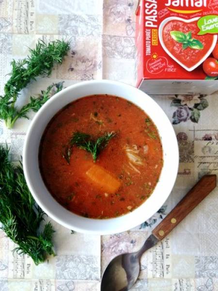 Zupa pomidorowa na passacie Jamar