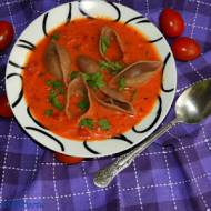 Zupa pomidorowo - ogórkowa