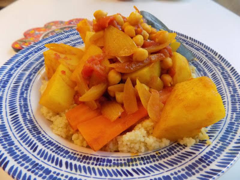 Algieria - Kuskus z siedmioma warzywami (Cous Cous aux sept légumes)