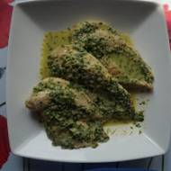 Filety z kurczaka w ziołowo – śmietankowym sosie