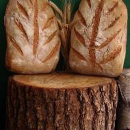Liść, orkiszowy chleb dekoracyjny