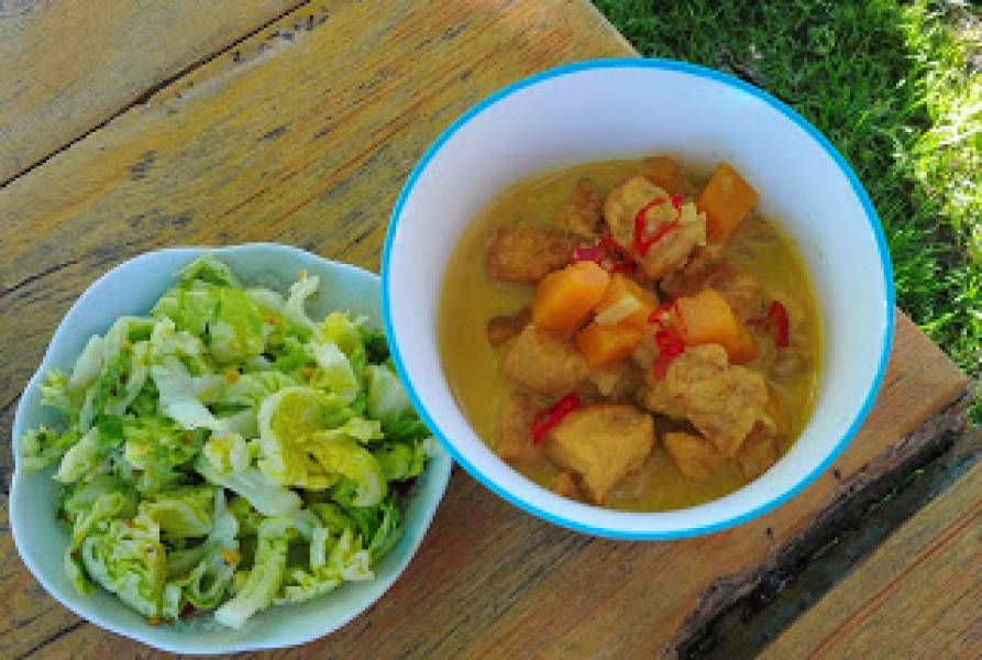Curry z kurczakiem i dynią
