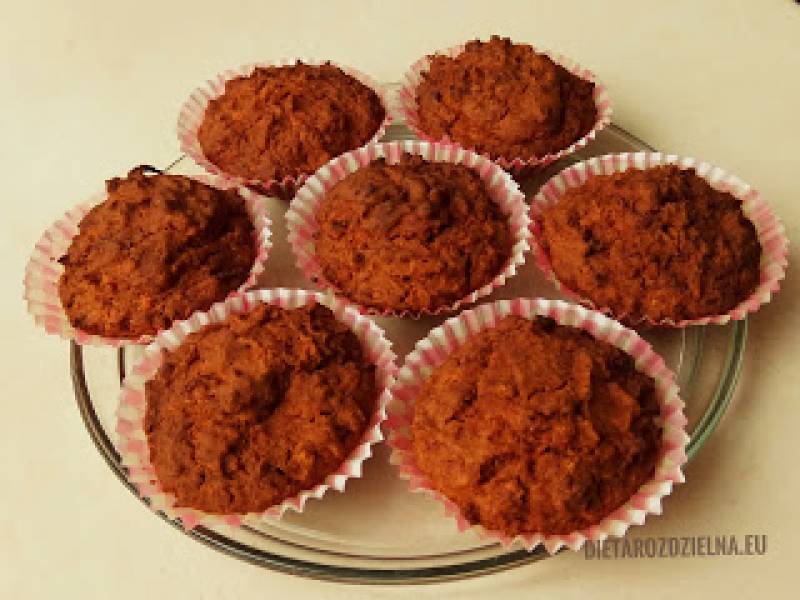 Muffinki marchewkowe - bezglutenowe