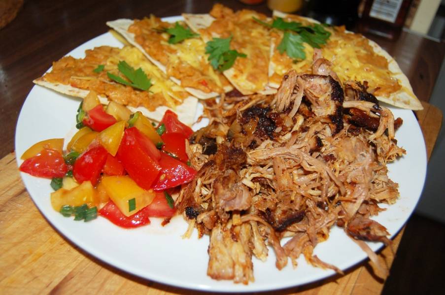 Pulled pork – szarpana wieprzowina , kuchnia Tex-Mex