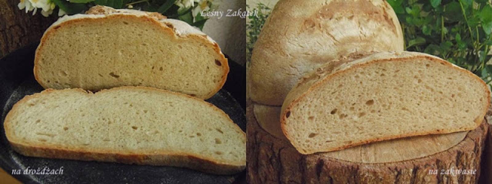 Najprostszy chleb z garnka na zakwasie i na drożdżach