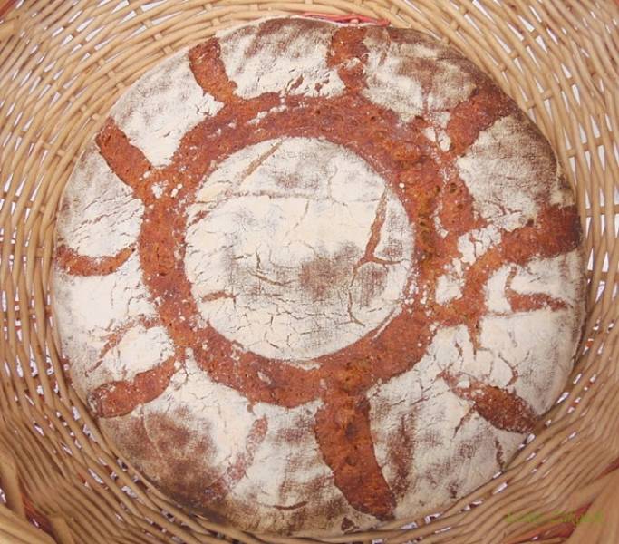 Chleb pszenno – żytni z mąką z pestek dyni