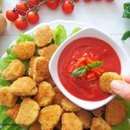 Pieczone nuggets z kurczaka z domowym ketchupem (Nuggets di pollo con ketchup artigianale)