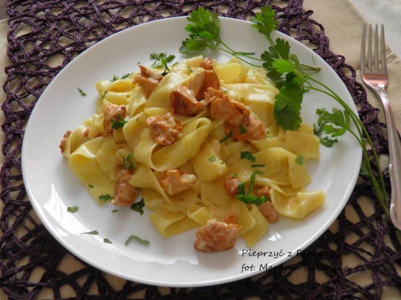 Tagliatelle z kurkami