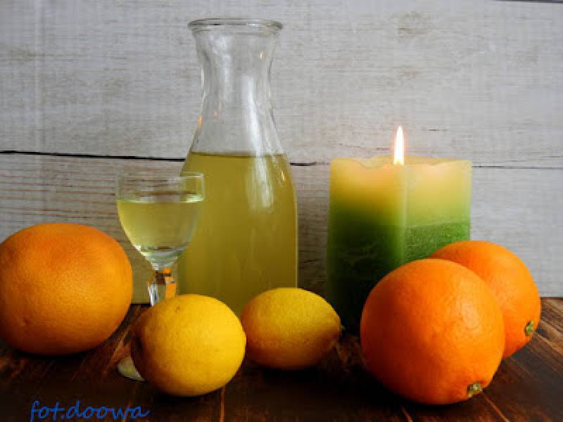 Nalewka 4 cytrusy: cytrynowo - grejpfrutowo - pomarańczowo - limonkowa