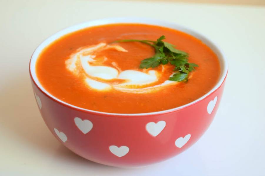 Zupa krem ze świeżych pomidorów :)