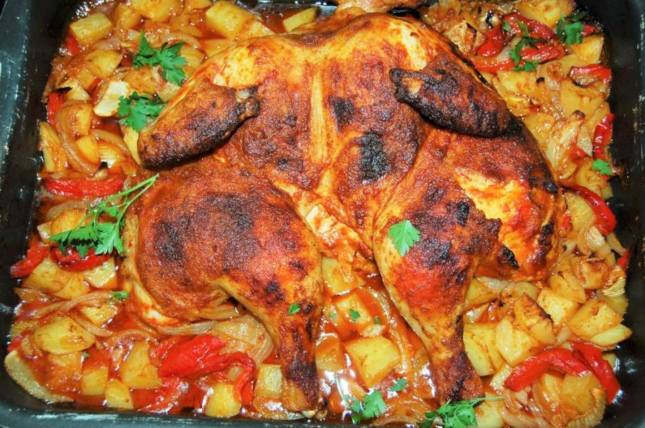 Kreolski kurczak , pomysł na obiad