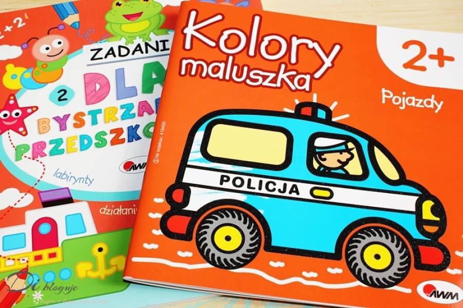 Kolory maluszka i Dla bystrzaków przedszkolaków, czyli książeczki dla mniejszych i większych dzieci