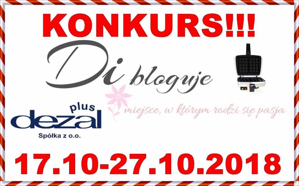 Konkurs - Di bloguje & Dezal Plus - do wygrania wybrana gofrownica