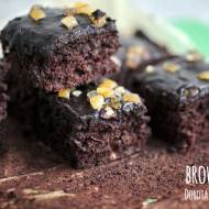 Brownie z batatów - wegańskie, bezglutenowe, bez tłuszczu