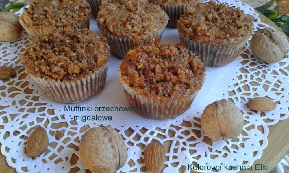 Muffinki orzechowo-migdałowe