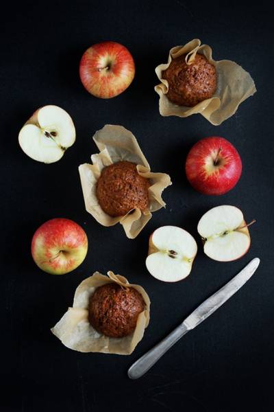 Muffinki marchewkowo-jabłkowe.