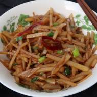 Frytki po chińsku, czyli stir fry z ziemniaków