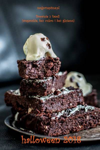 Brownie z fasoli (wegańskie, bez cukru, bez glutenu)