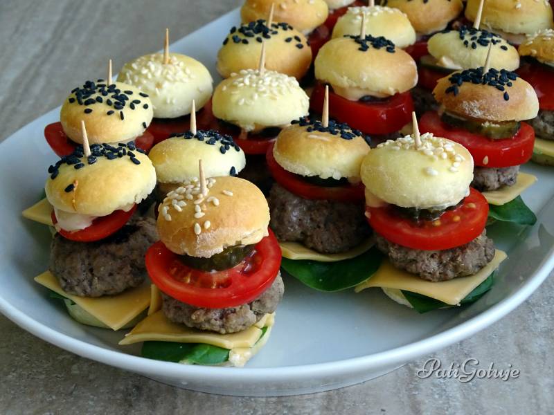 Mini hamburgery