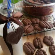 Ciasteczka kakaowe z maszynki