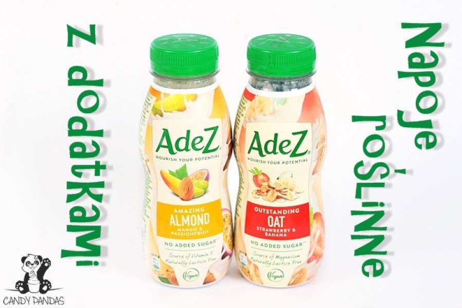 Napój owsiany i napój migdałowy z sokami owocowymi - AdeZ