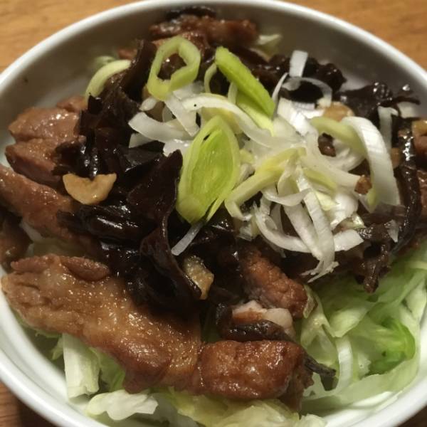 donburi z wieprzowiną teriyaki