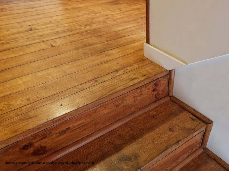 Prosty sposób na odnowienie schodów i podłogi drewnianej