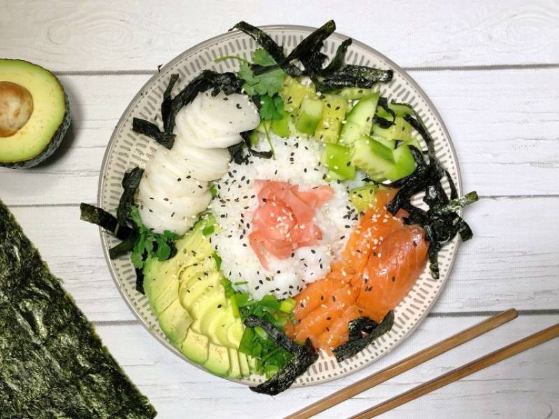 Wtorek: Sushi bez zawijania, czyli sushi bowl