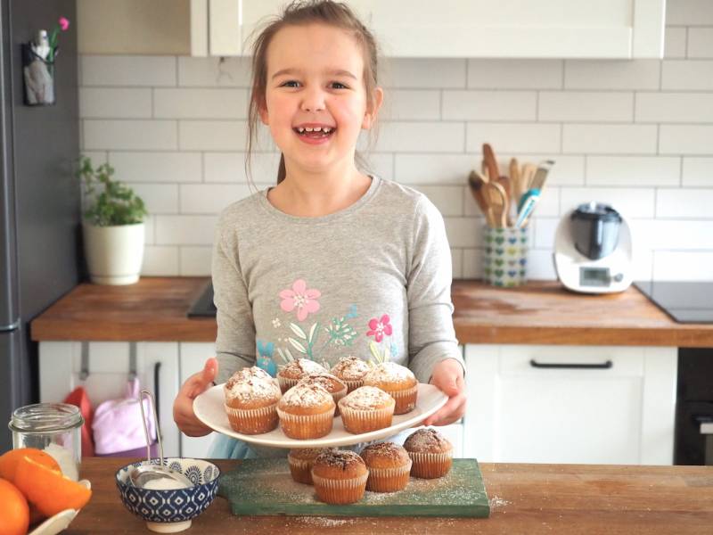 Dziecinnie proste muffinki z czekoladą. Krok po kroku.