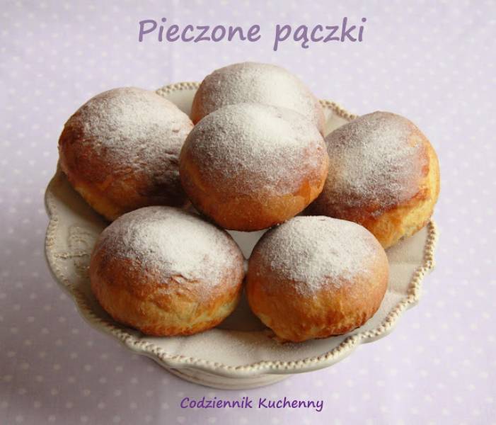 Pieczone pączki.