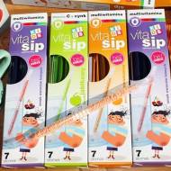 Słomki do picia VitaSip Kids - witaminy i minerały oraz owocowy smak - recenzja