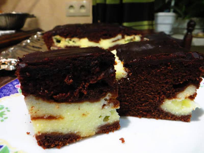 Ciasto Serowo-czekoladowe