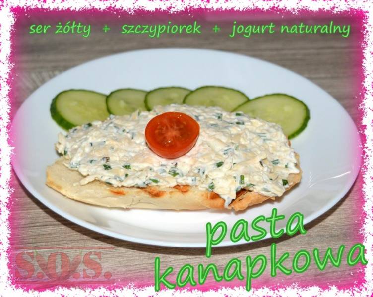 Pasta kanapkowa z sera żółtego