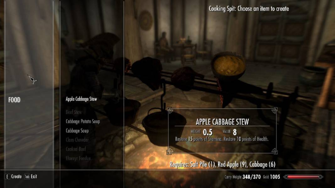 Apple Cabbage Stew – The Elder Scrolls V: Skyrim – bigos z jabłkami i boczkiem na cydrze