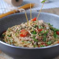 Spaghetti z tuńczykiem i kaparami